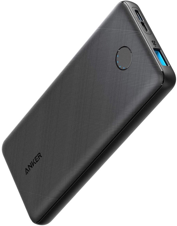 Anker PowerCore Slim 10000, Ultra Slim Portable Charger, Ultra-Compact 10000mAh External Battery, High-Speed PowerIQ and VoltageBoost Charging Technology Power Bank for iPhone, Samsung Galaxy and More