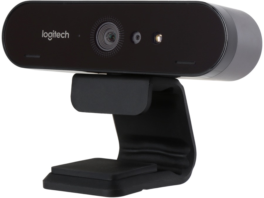 Logitech Brio 4K Webcam, Ultra 4K HD Video Calling, Noise-Canceling mic, HD Auto Light Correction, Wide Field of View, Works with Microsoft Teams, Zoom, Google Voice, PC/Mac/Laptop/Macbook/Tablet