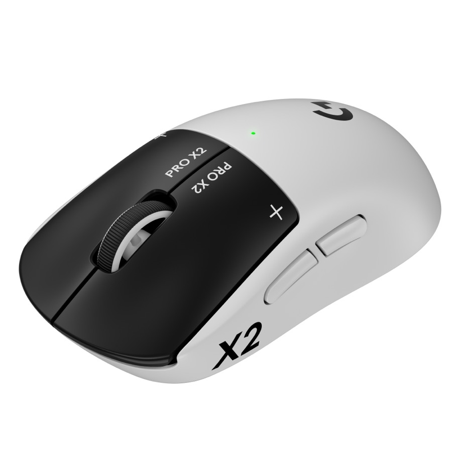 Logitech PRO X2 SUPERSTRIKE LIGHTSPEED Lightweight Wireless Gaming Mouse with Customizable Click Haptics for PC/Mac/Laptop