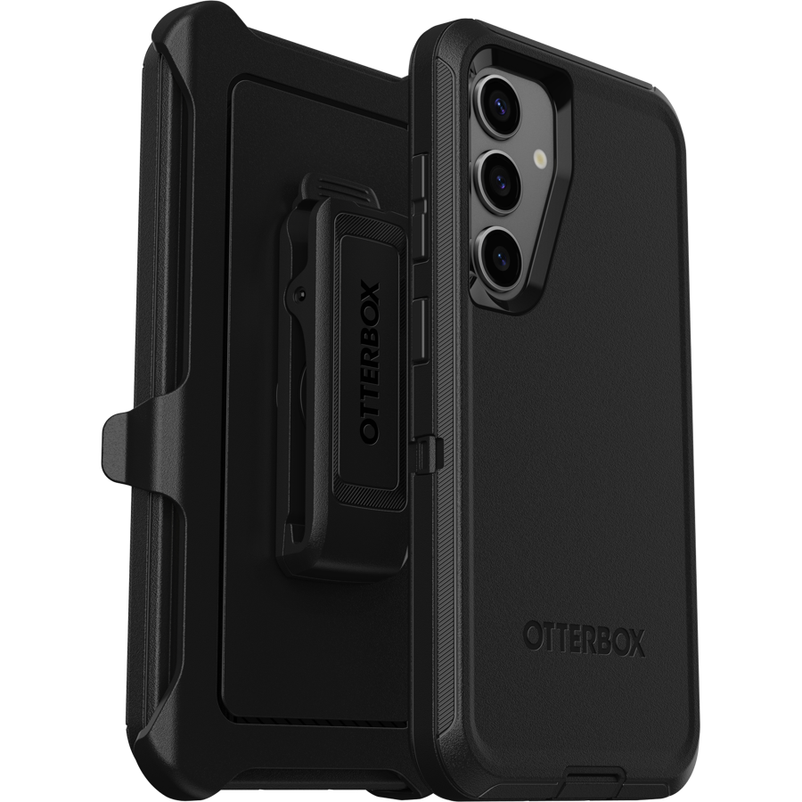 OtterBox Defender Series Cell Phone Case for Samsung Galaxy S24 - Black