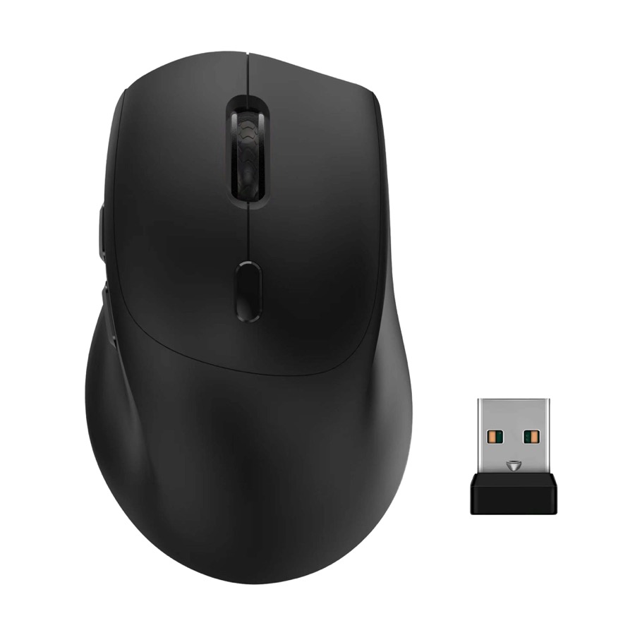 Silent Wireless Mouse, 2.4G Ergonomic Optical Mouse for Gaming, Computer Mouse for Laptop, PC, Computer, ,Notebook, 6 Buttons,1200-2400-3200 Adjustable DPI, Play&Play(Battery NOT included)